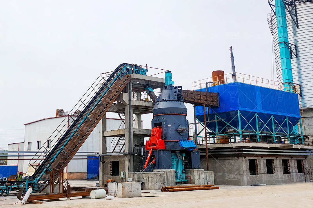 LUM Ultrafine Vertical Mill grinding roller technology showing precision engineering