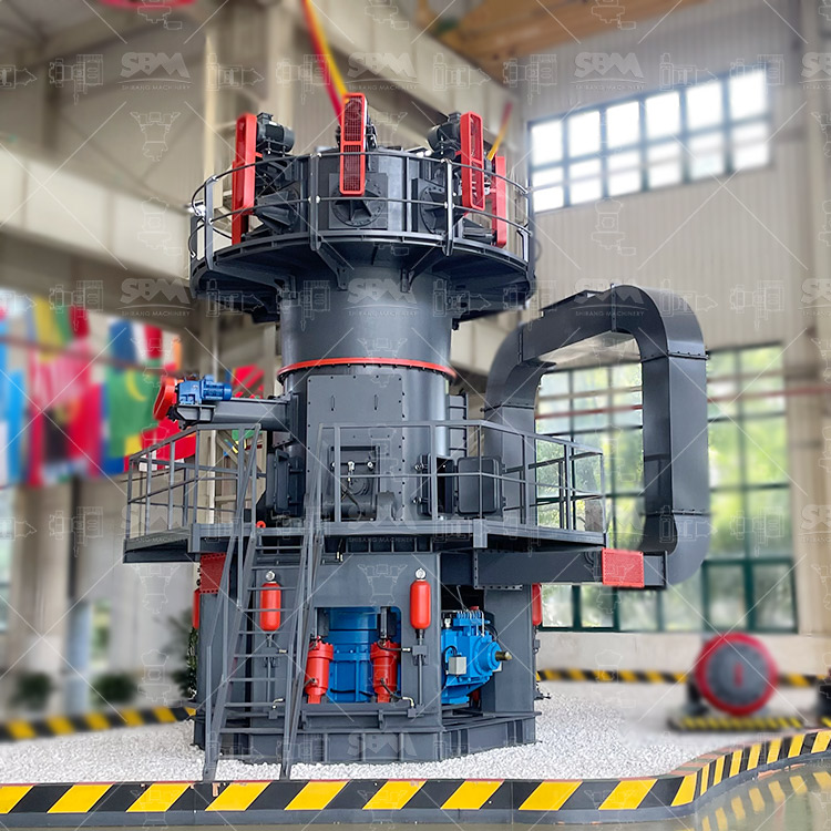 LUM Ultrafine Vertical Mill producing high-purity wollastonite powder