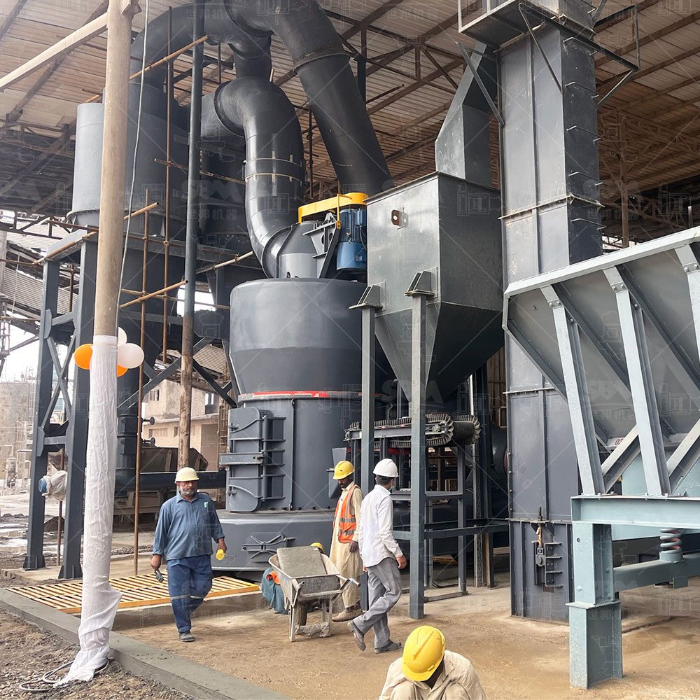 MTW European Trapezium Mill in a carbon black processing plant showing smooth material flow and compact design.