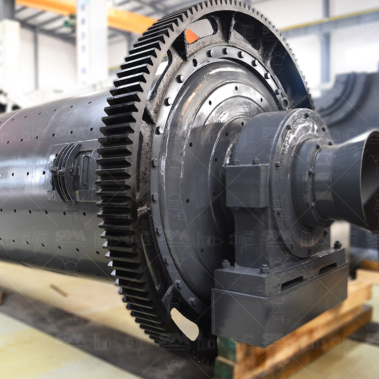 Layout diagram comparing a compact SBM vertical mill system to a traditional, sprawling ball mill setup.