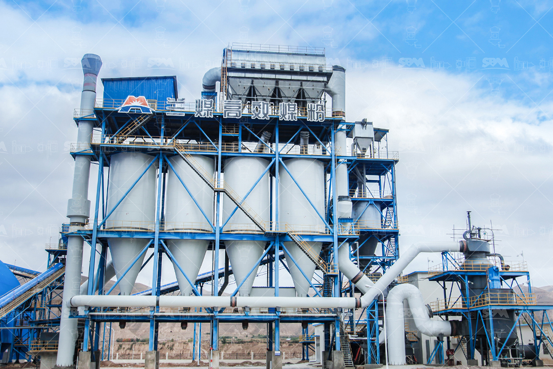 Control panel and automated system of an LUM Ultrafine Vertical Mill for precise fly ash grinding