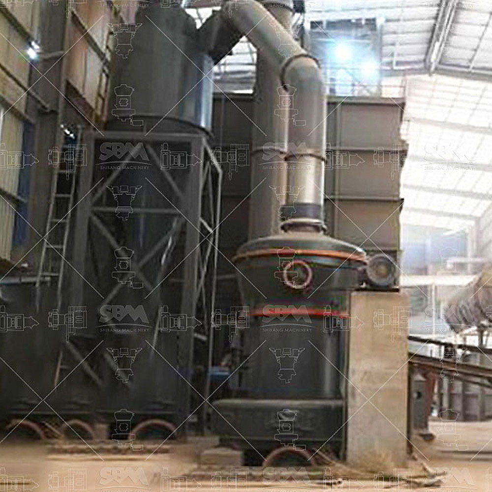 MTW European Trapezium Mill processing fly ash in an industrial setting