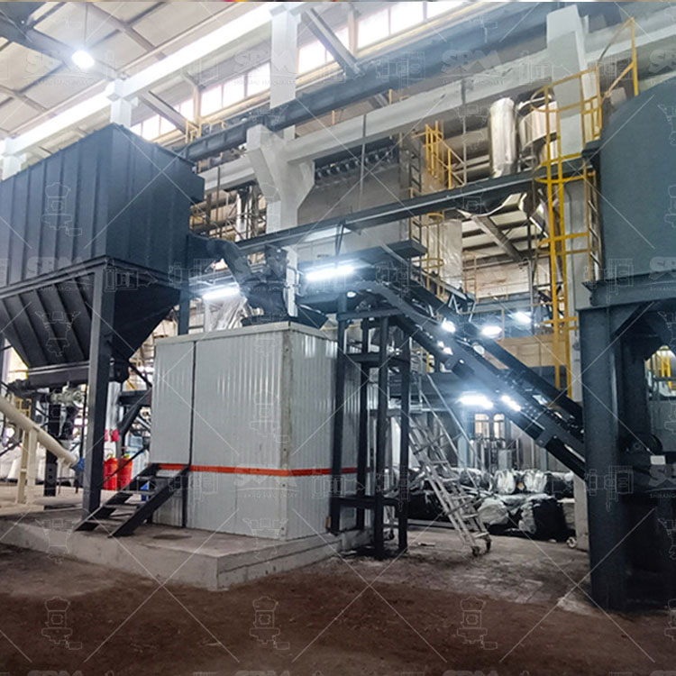 SBM SCM Series Ultrafine Mill in an industrial setting, showing its compact system layout and clean operation.