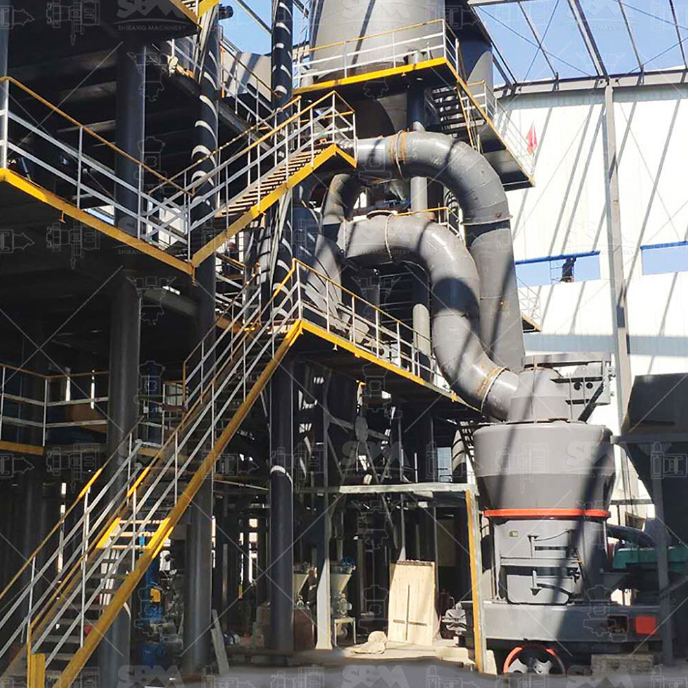 Close-up view of the digital control interface for the SBM HGM100 mill showing real-time operational parameters