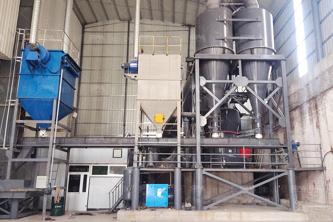 Raymond mill for carbonate non-metallic minerals processing plant